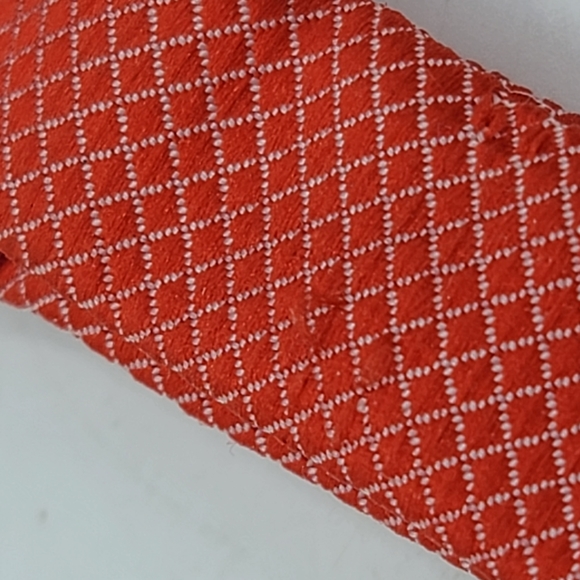 Artisan Made Adjustable Pre-Tied Red Checkered Bow Tie - Picture 7 of 12